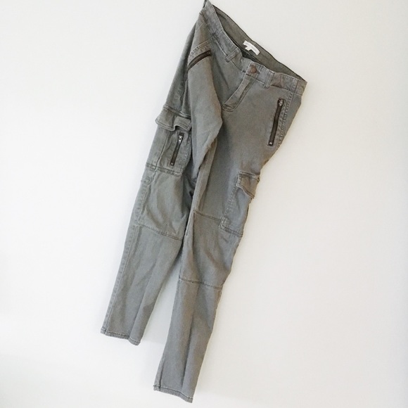 Stevie Hender Pants - FLSH SALE olive skinnies
